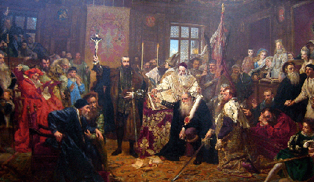 Ян Матейко. Люблінська унія, 1569 р.