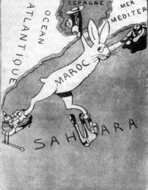 Карикатура. Марокканська криза 1905-1906 рр.